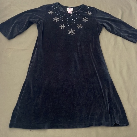 QUACKER 🦆 FACTORY Velvet w Pockets size MEDIUM Womens DRESS - Picture 11 of 16
